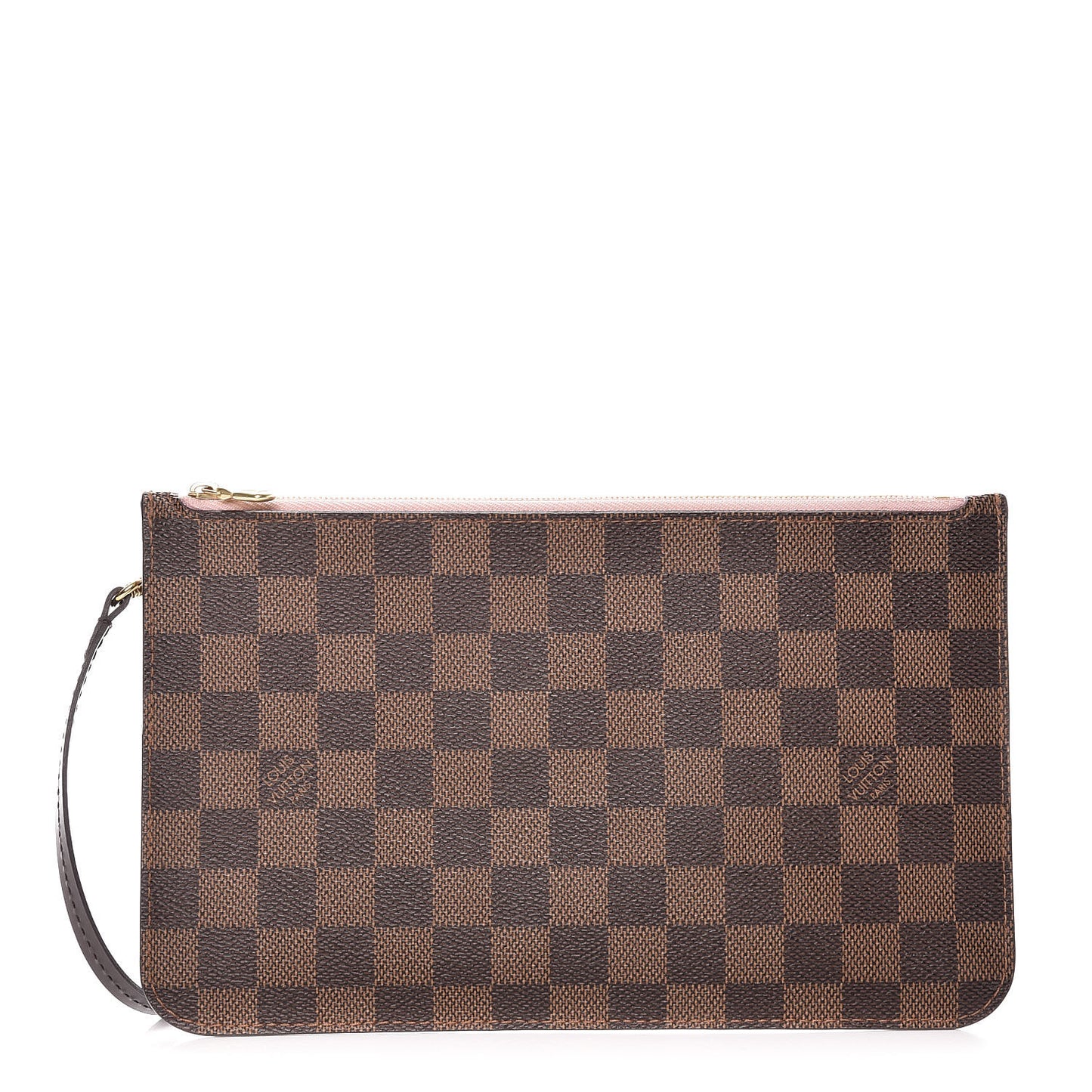 Damier Ebene Neverfull MM GM Pochette Rose Ballerine