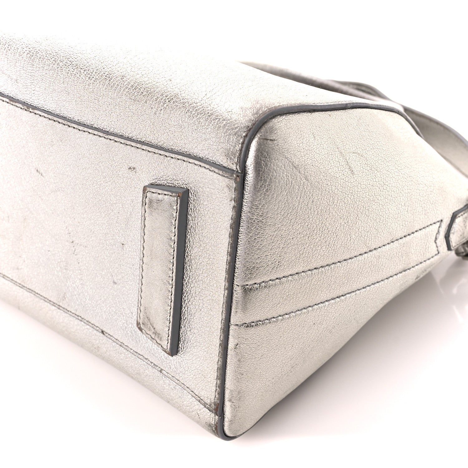 Givenchy Metallic Sugar Goatskin Small Antigona Silver 11 of 18