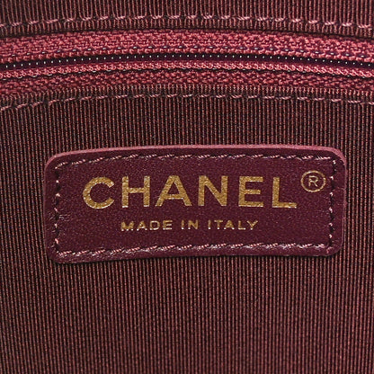 Chanel Calfskin Stitched Large Button Up Hobo Black 7 of 10