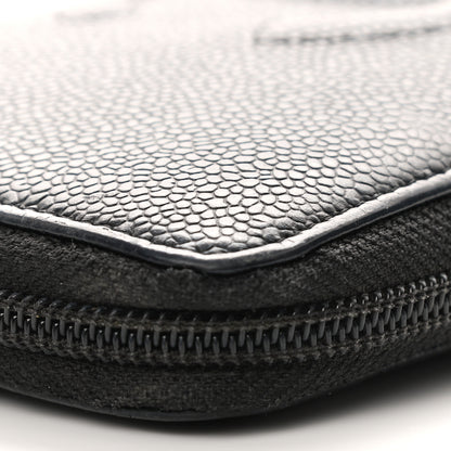Chanel Caviar Large Timeless CC Zip Around Organizer Wallet Black 11 of 11