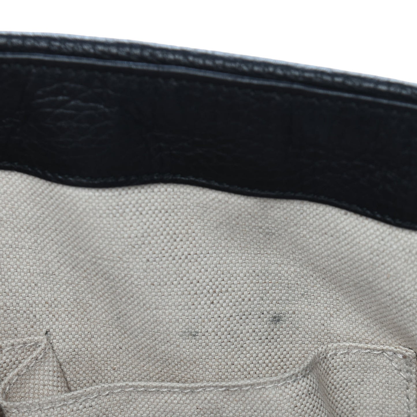 Calfskin Large GG Marmont Shoulder Bag Black