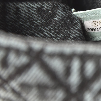 Chanel Denim Quilted Small Denimpression Flap Blue Black 8 of 10