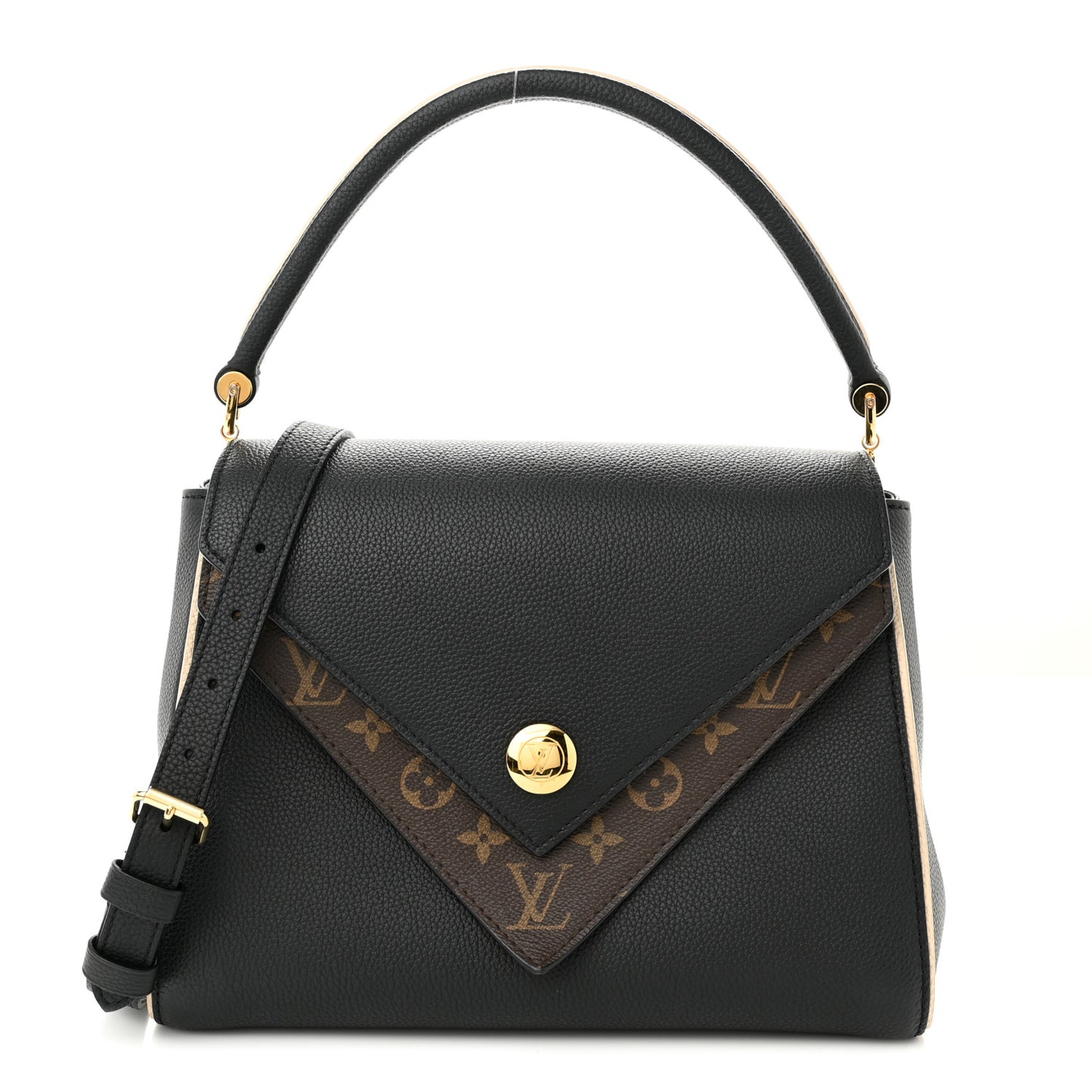 Monogram Double V Black