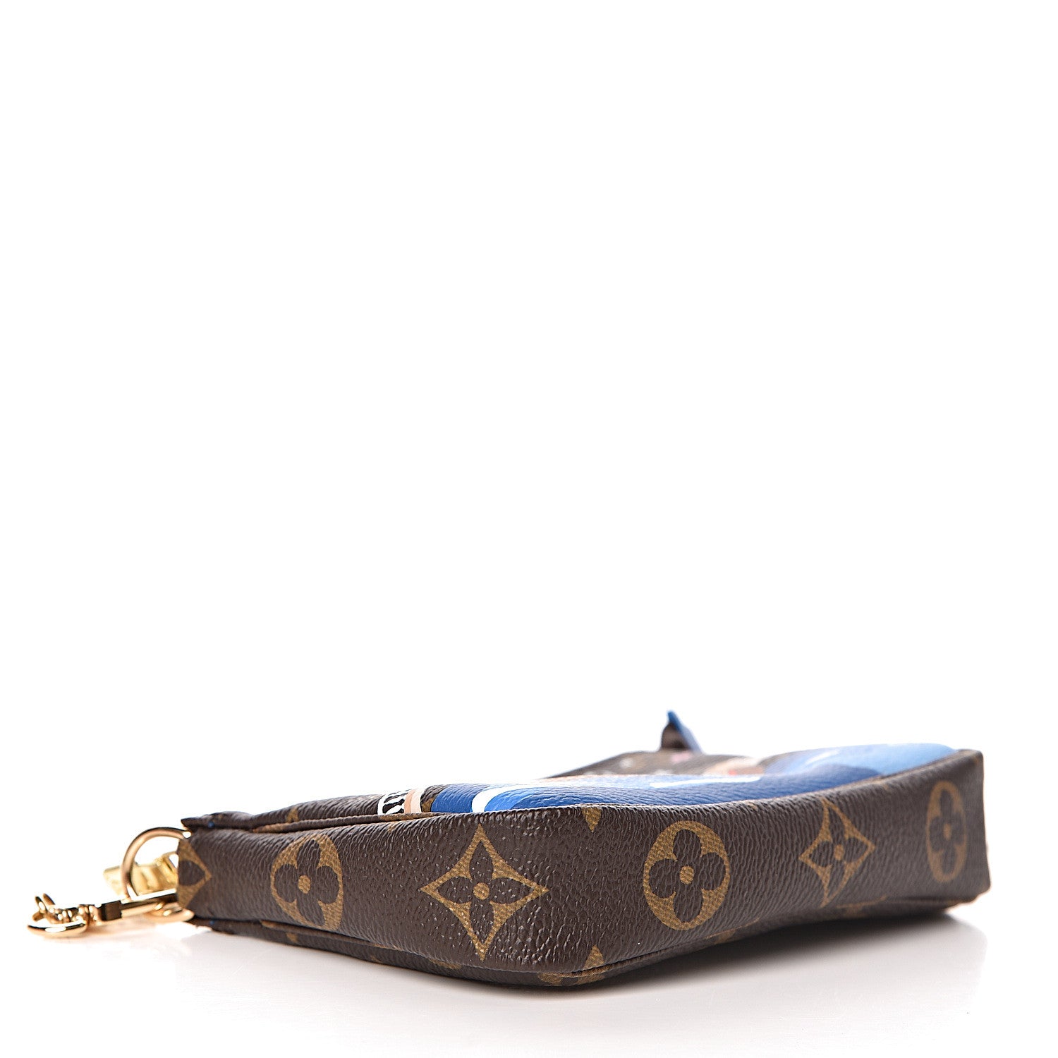 Louis Vuitton Monogram 2019 Christmas Animation Mini Venice Pochette Accessories Blue 4 of 8
