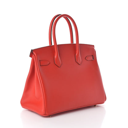 Hermes Epsom Birkin 30 Rouge De Coeur 3 of 31