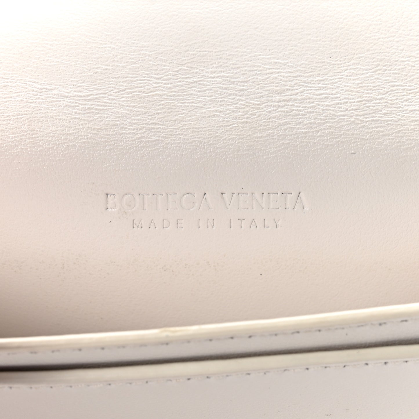 Nappa Intrecciato Card Holder White