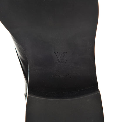 Louis Vuitton Calfskin Wonderland Ranger Boots 37 Black 6 of 11