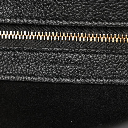 Celine Soft Grained Calfskin Small Belt Cabas Phantom Black 6 of 12