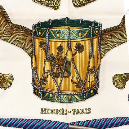 Hermes Silk Les Tambours Scarf 90 3 of 4