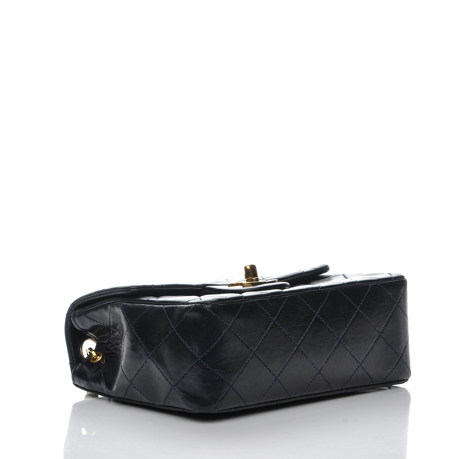 Chanel Lambskin Quilted Mini Square Flap Black 4 of 10