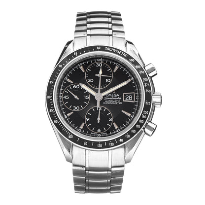 Omega Stainless Steel 40mm Speedmaster Date Automatic Watch Black 3210.50 1 of 7