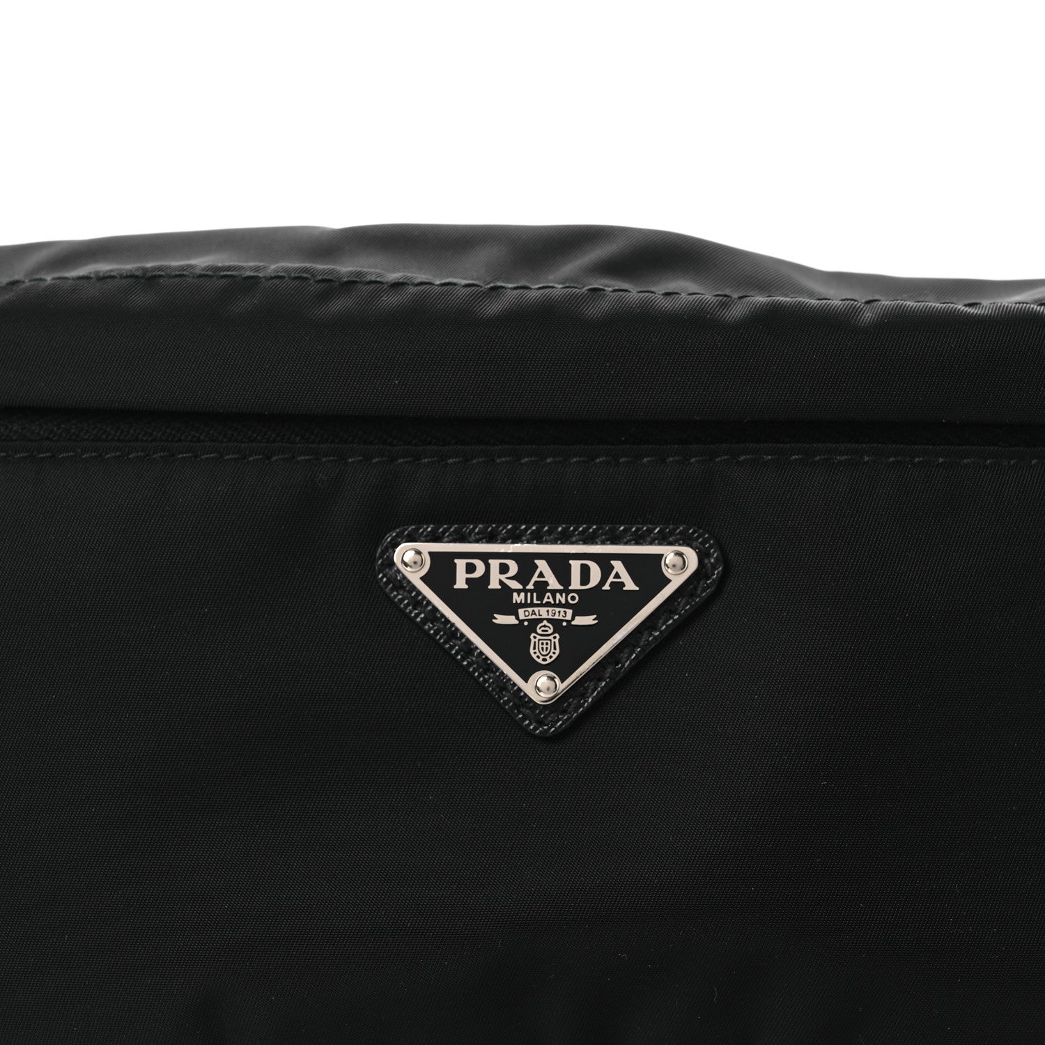 Prada Re-Nylon Saffiano Belt Bag Black 8 of 11