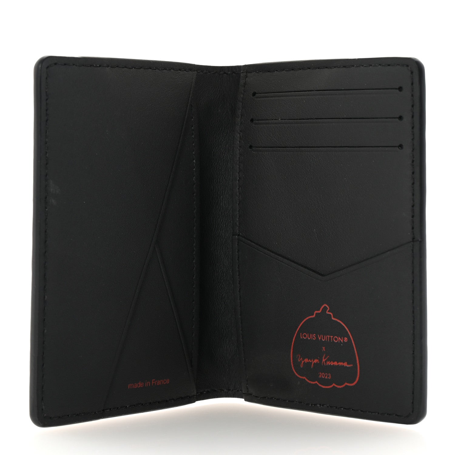 Louis Vuitton LV X YK Empreinte Pocket Organizer Black Red 5 of 8