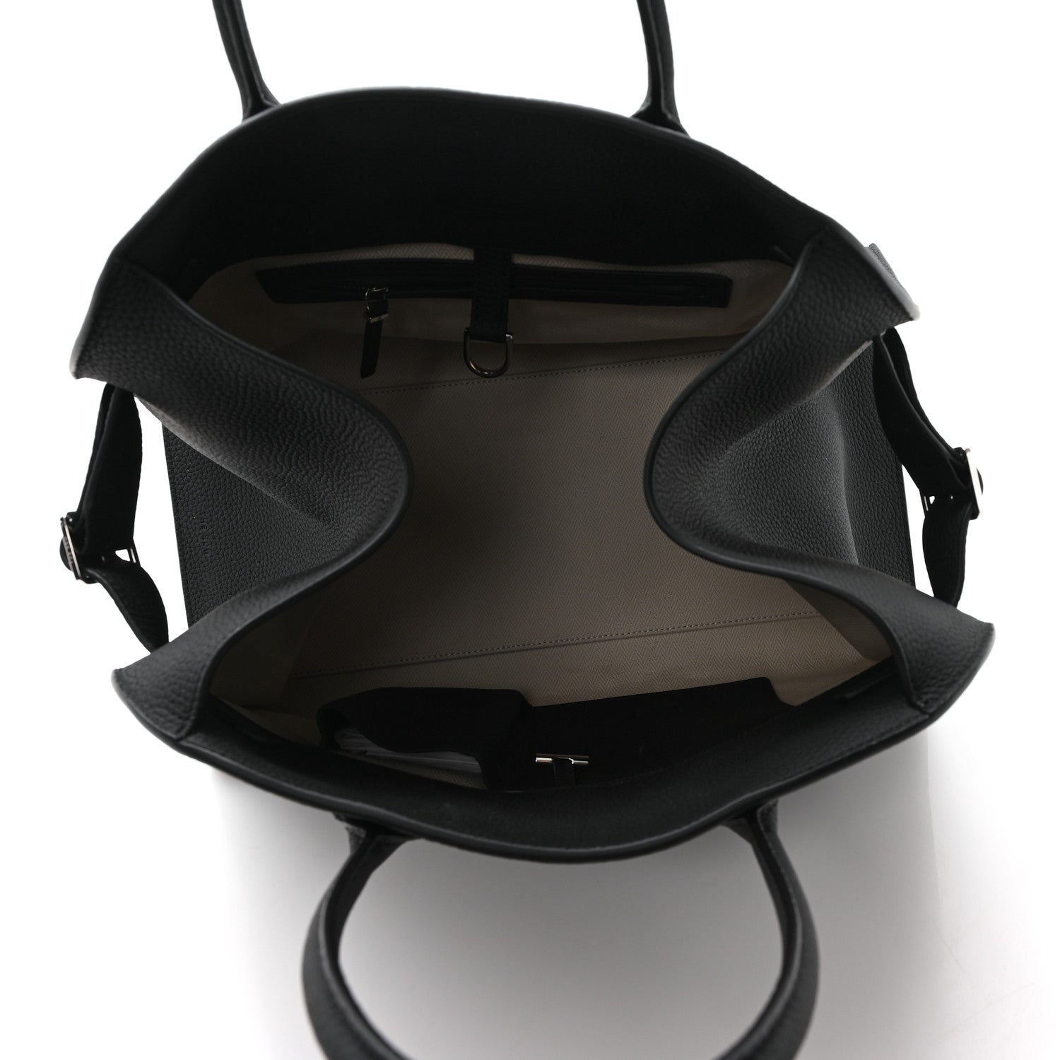 The Row Matte Grained Calfskin Soft Margaux 15 Black 5 of 9
