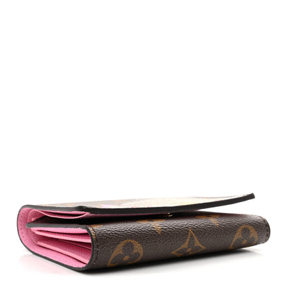Louis Vuitton Monogram 2022 Christmas Animation Paris Victorine Wallet Pink 4 of 7
