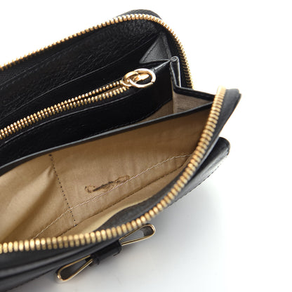 Chloe Calfskin Lily Zip Around Wallet Black 7 of 7