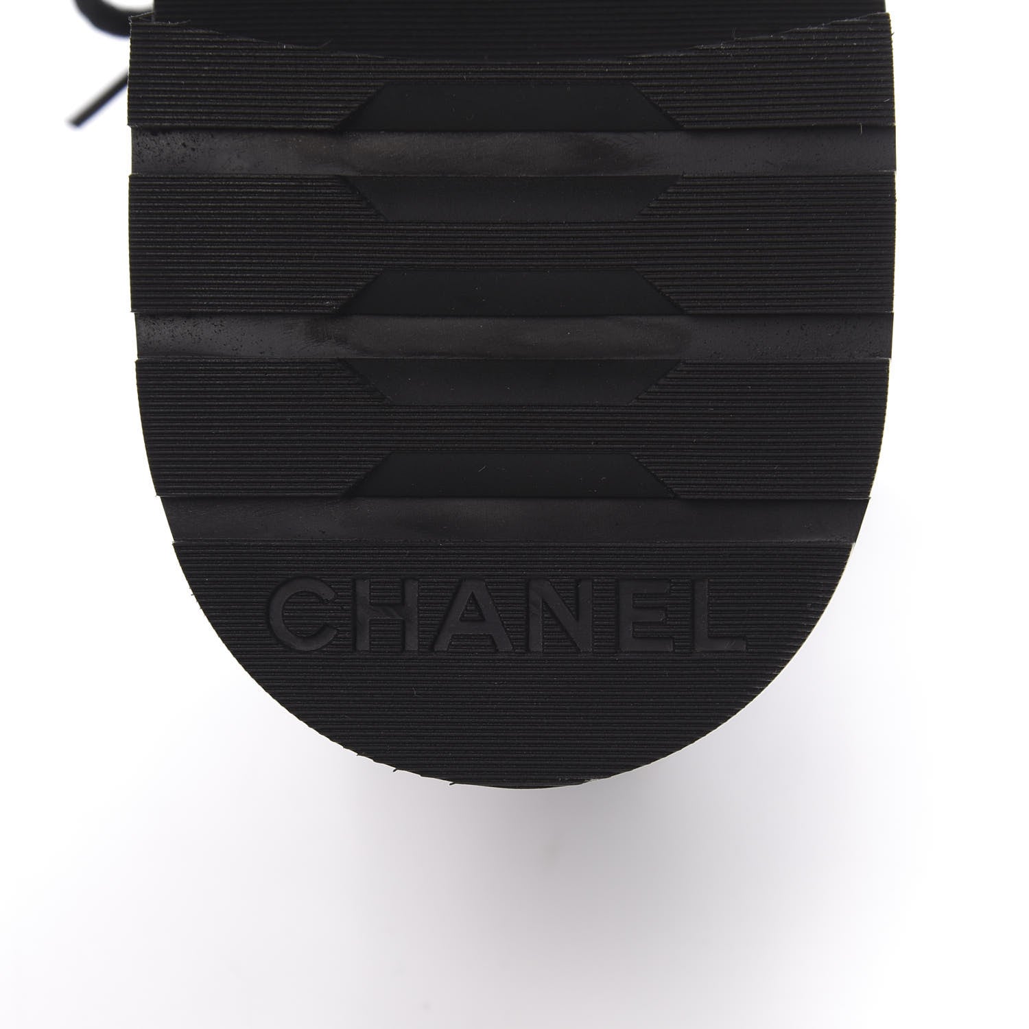 Chanel Shiny Goatskin Calfskin Quilted Lace Up Combat Boots 36 Black 7 of 9