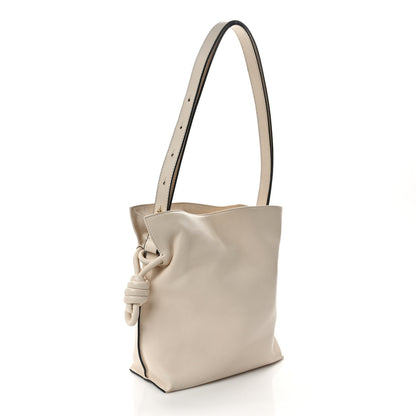 Loewe Calfskin Small Flamenco Knot Bag Ivory 3 of 16