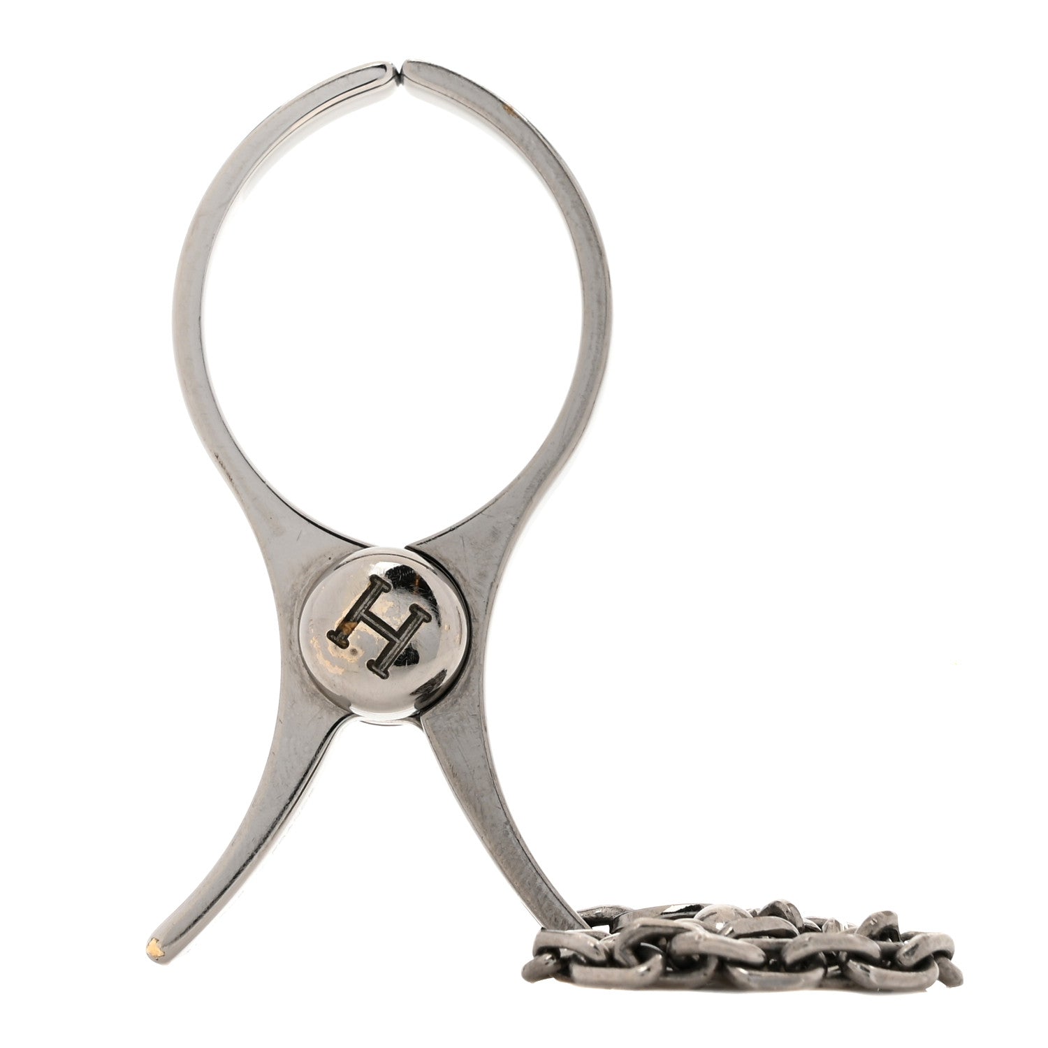 Hermes Palladium Filou Glove Clip 1 of 4