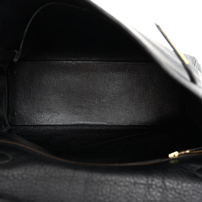 Hermes Fjord Kelly Retourne 32 Black 5 of 14