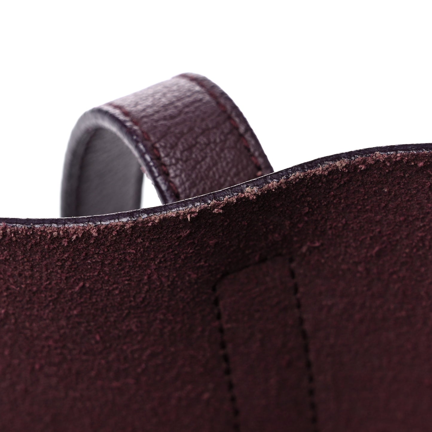 Calfskin Large Shopping Tote Old Bordeaux