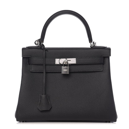 Hermes Togo Kelly Retourne 28 Black 1 of 10