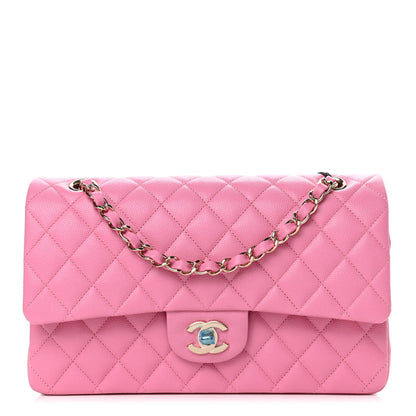 Chanel Caviar Quilted Medium Double Flap Pink 1 of 4