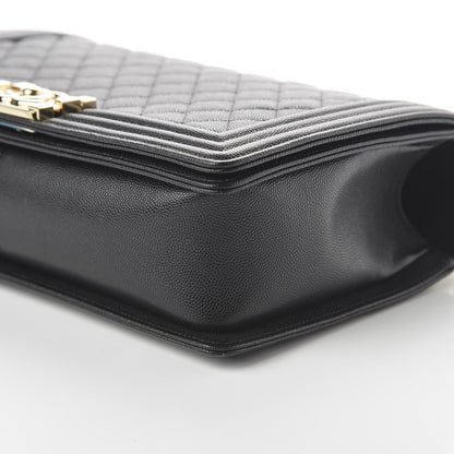 Chanel Caviar Quilted New Medium Boy Flap Black 7 of 10