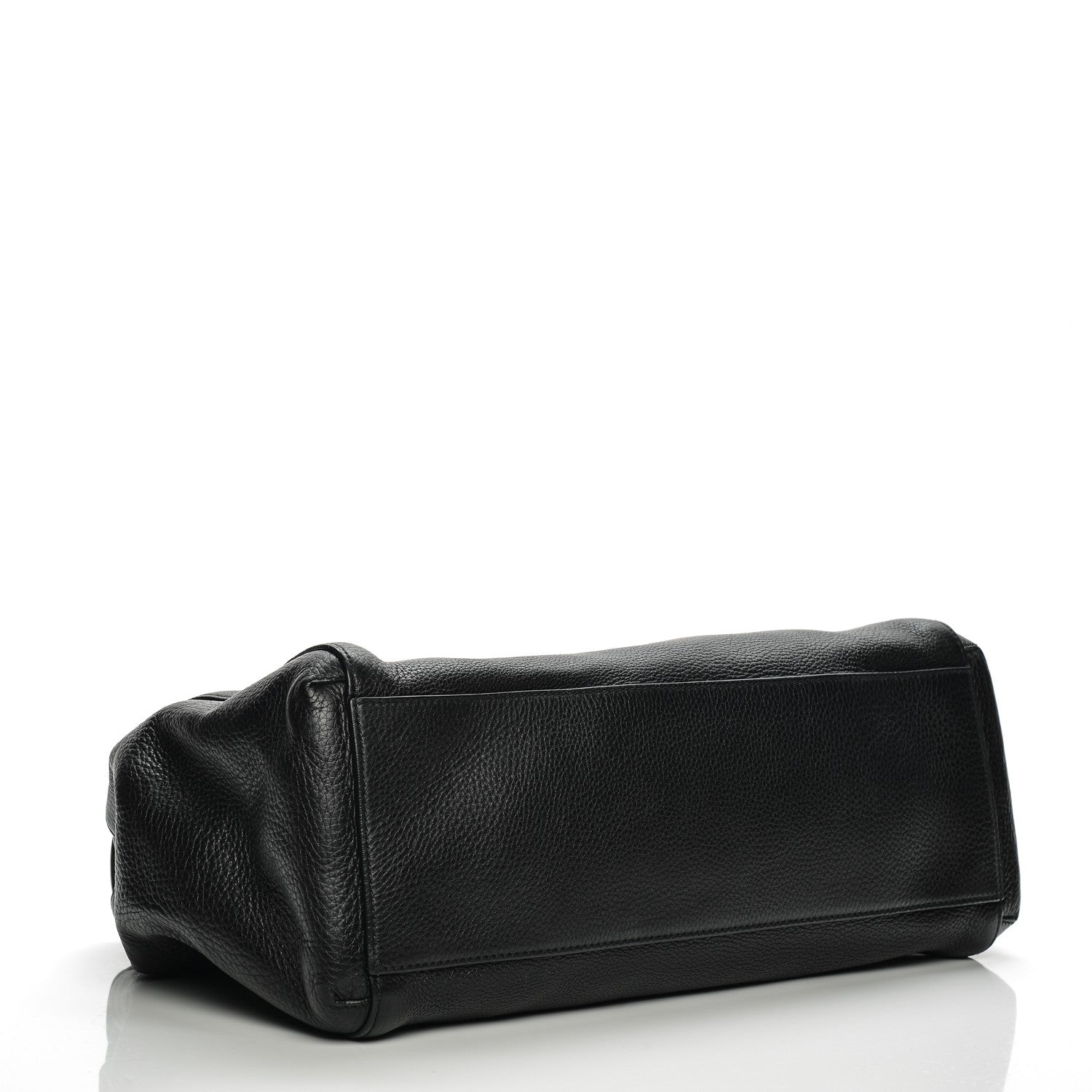 Gucci Pebbled Calfskin Lady Tassel Top Handle Bag Black 4 of 10