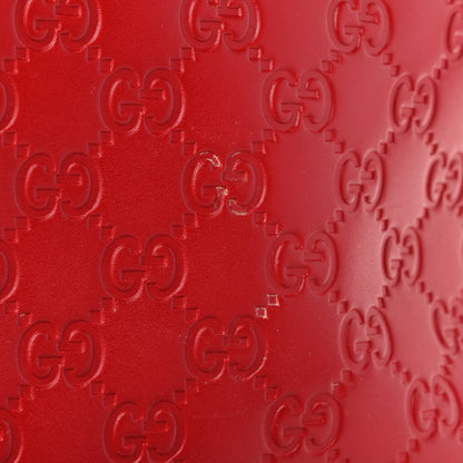 Gucci Guccissima Linea A Foldover Tote Red 11 of 11