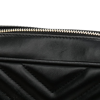 Saint Laurent Calfskin Matelasse Monogram Lou Camera Bag Black 12 of 12