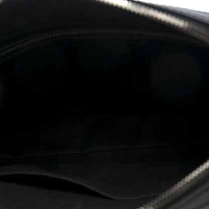 Gucci GG Supreme Monogram Appia Calfskin Web Wristlet Black 5 of 7