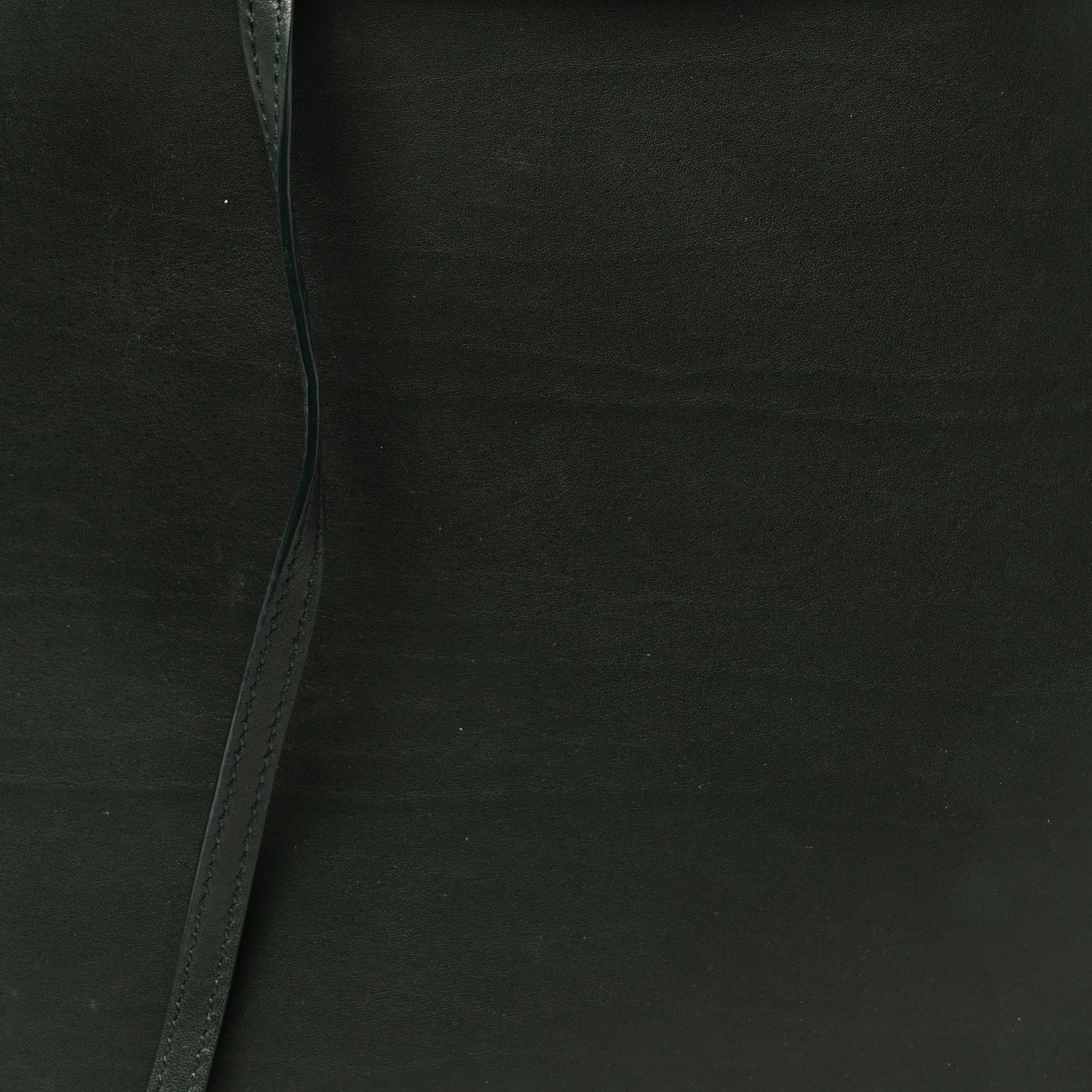 Saint Laurent Calfskin Medium Paris VII Flat Hobo New Vert Fonce 8 of 11