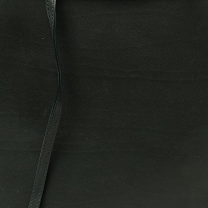 Saint Laurent Calfskin Medium Paris VII Flat Hobo New Vert Fonce 8 of 11