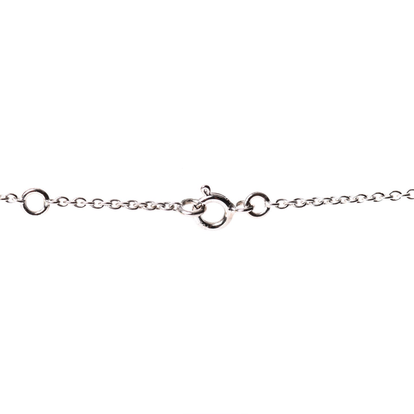 18K White Gold Diamond Constance Amulette Pendant Necklace