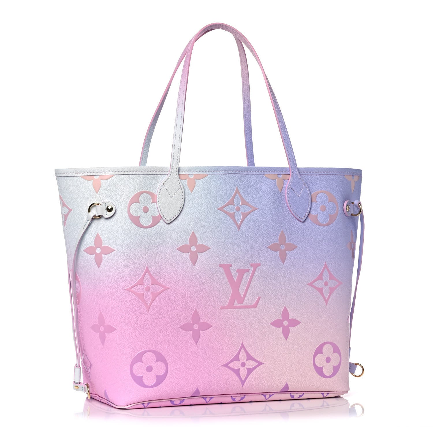 Louis Vuitton Monogram Giant Spring In The City Neverfull MM Sunrise Pastel 4 of 14