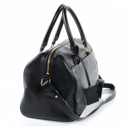 Saint Laurent Leather Classic Duffle 6 Bag Black 4 of 10