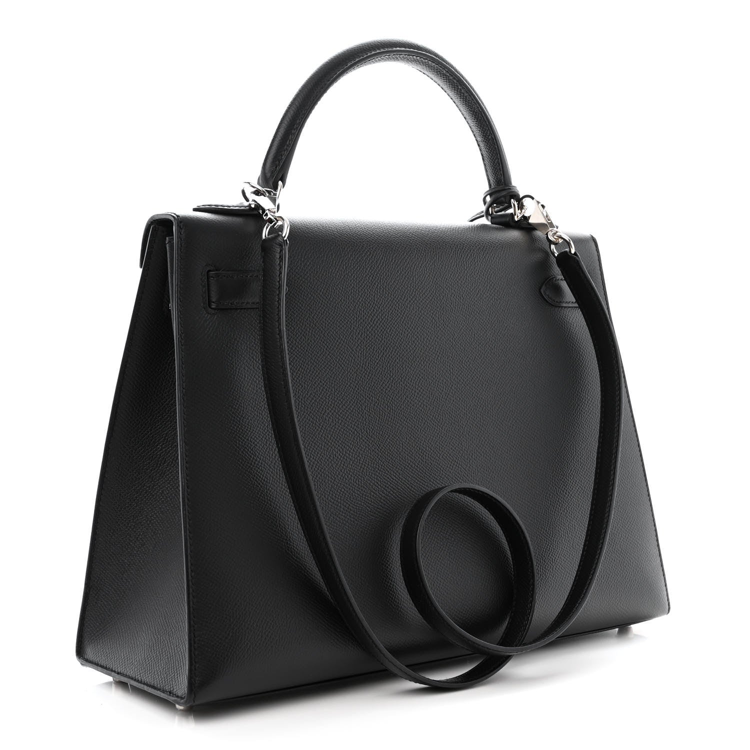 Hermes Epsom Kelly Sellier 32 Black 3 of 11