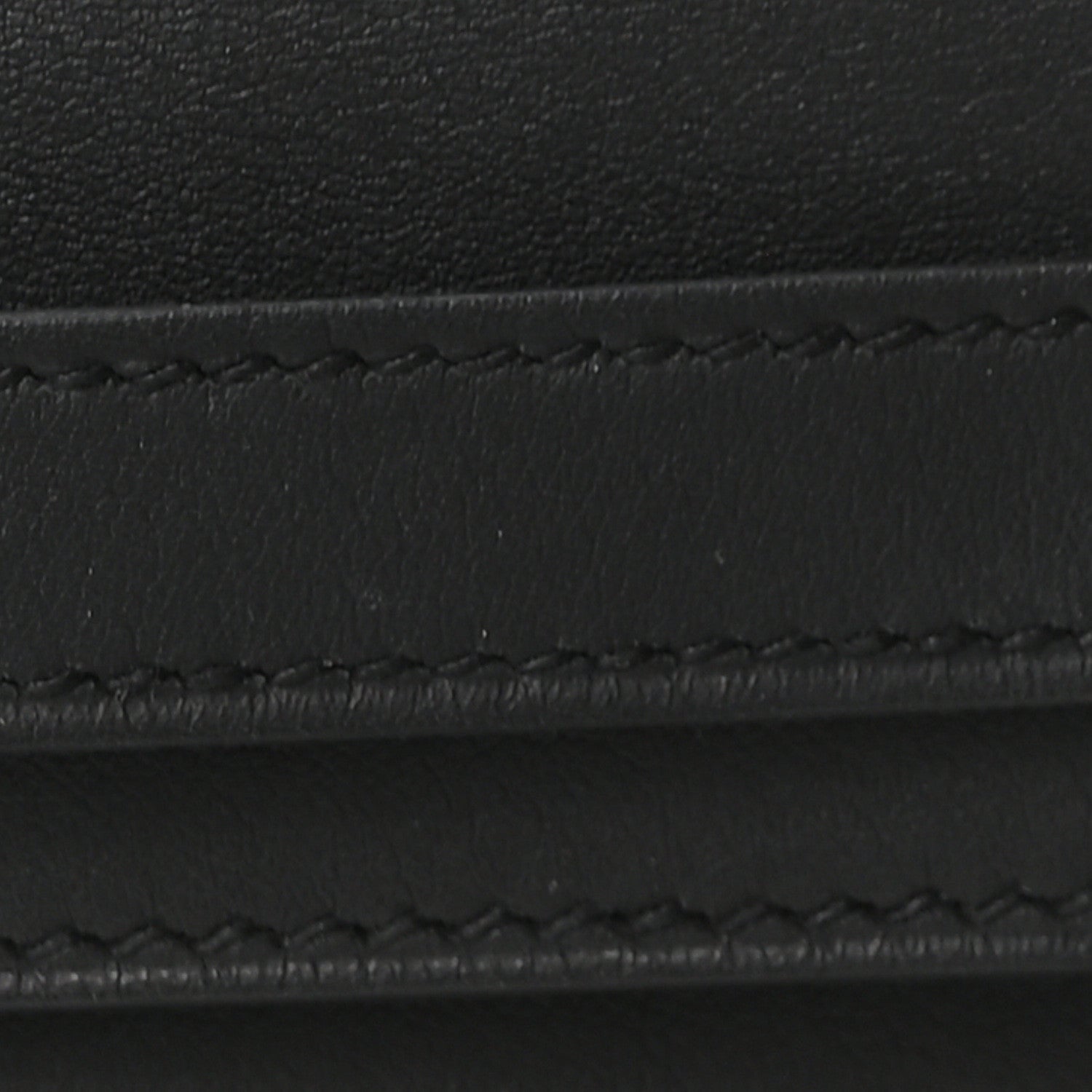 Hermes Swift Kelly Cut Clutch Pochette Black 7 of 9