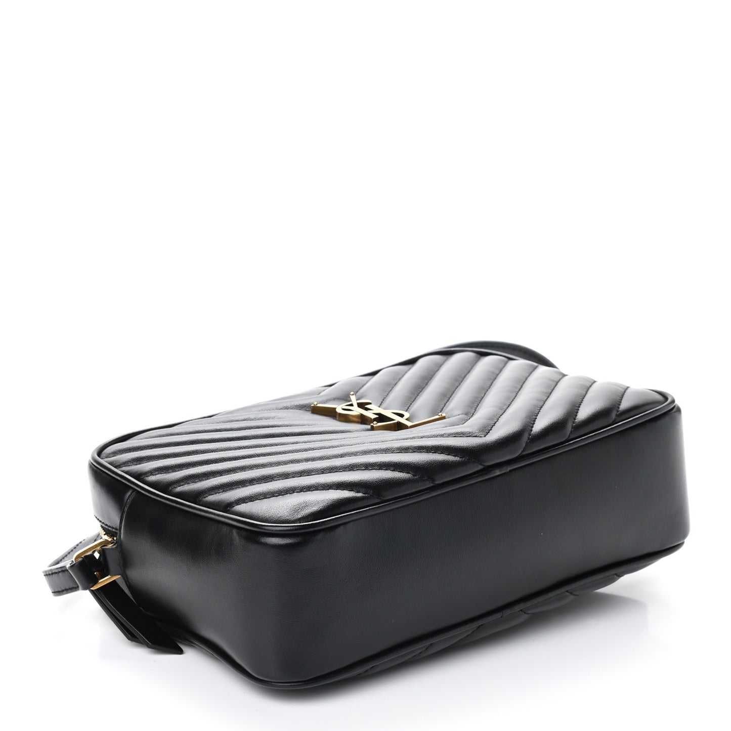Calfskin Matelasse Monogram Lou Camera Bag Black