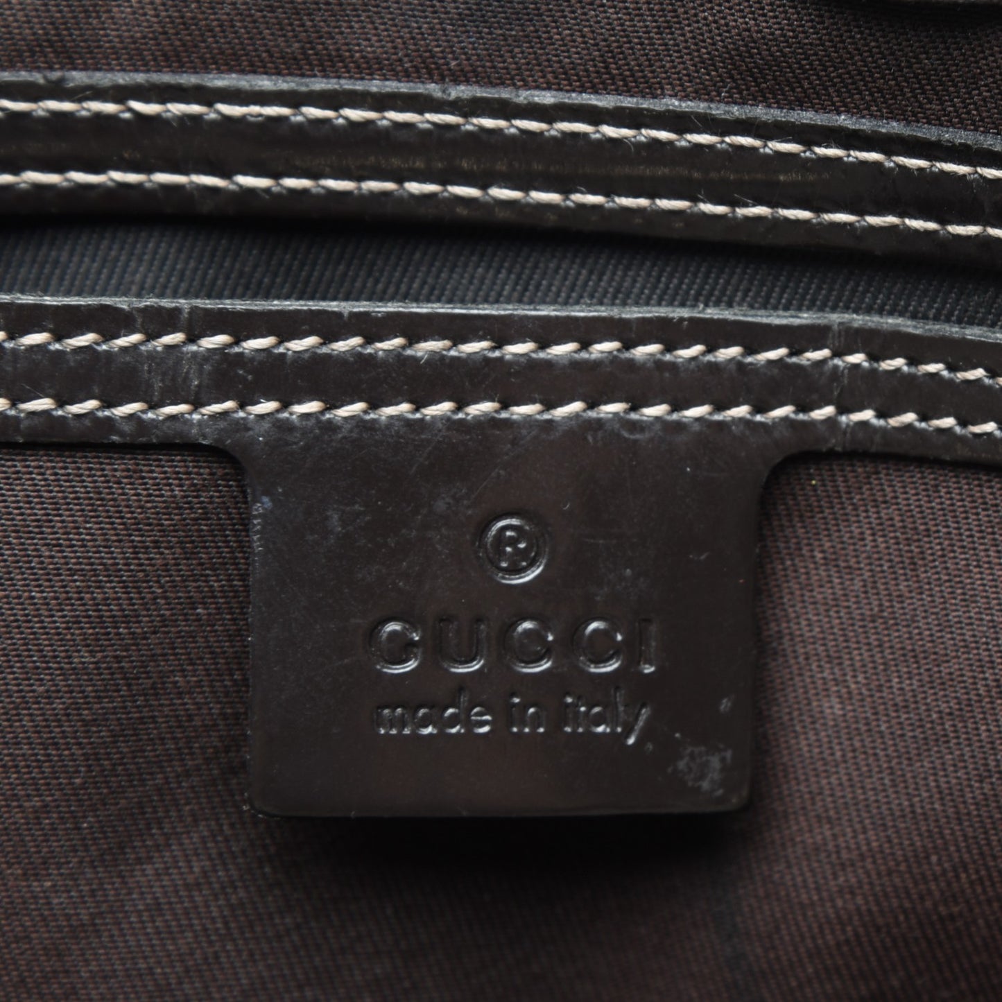 GG Plus Monogram Medium Joy Boston Dark Brown