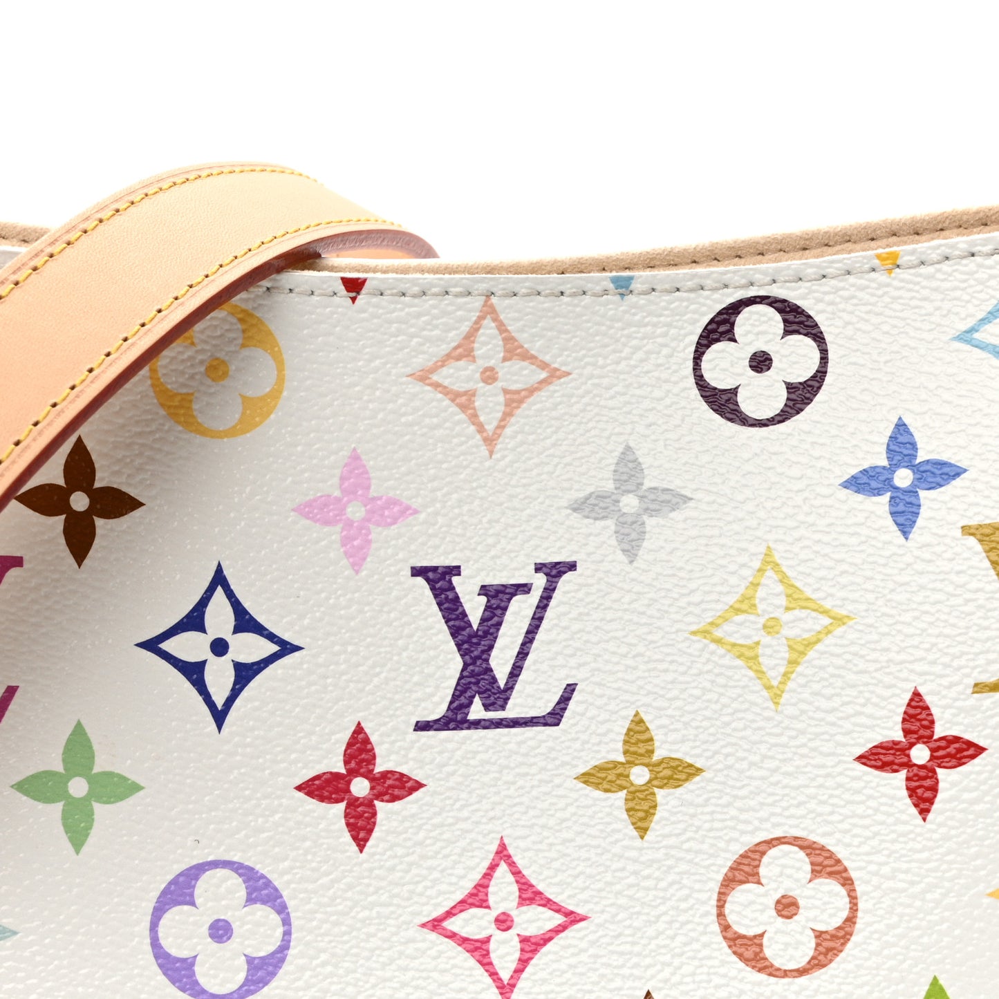 LV X TM Monogram Multicolor All In BB White