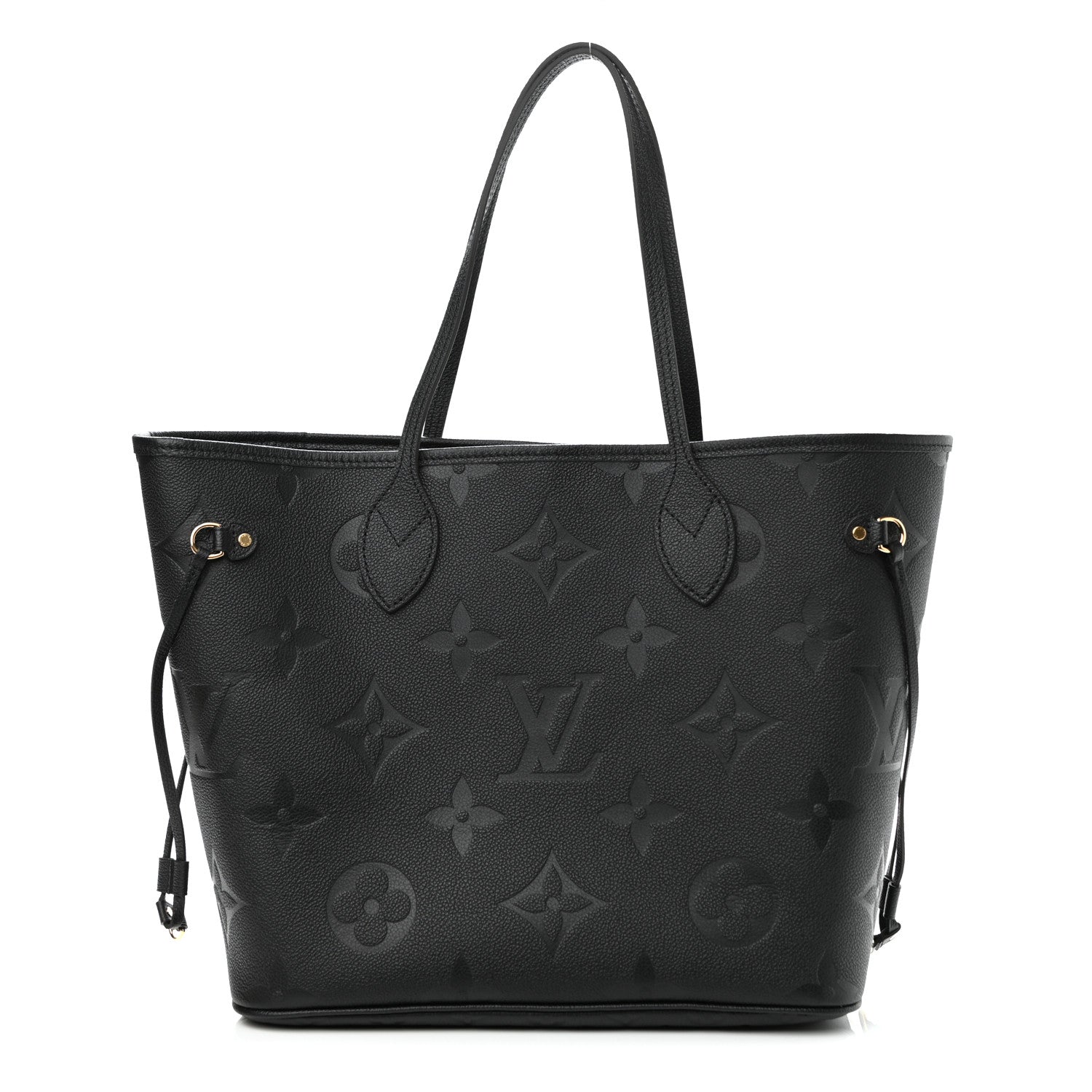 Louis Vuitton Empreinte Monogram Giant Neverfull MM Black 3 of 10