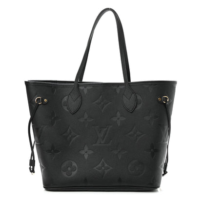 Louis Vuitton Empreinte Monogram Giant Neverfull MM Black 3 of 10
