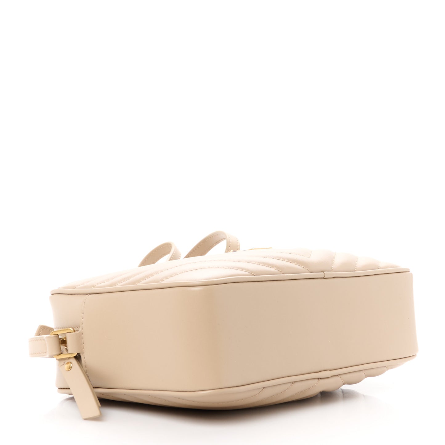 Calfskin Matelasse Monogram Lou Camera Bag Dark Beige