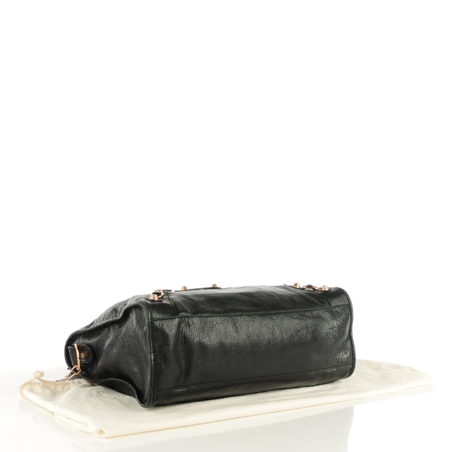 Agneau Giant 12 Rose Gold Hardware City Black