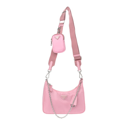 Prada Nylon Re-Edition 2005 Shoulder Bag Rosa 1 of 13