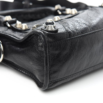 Balenciaga Agneau Giant 12 Silver Hardware Mini City Black 8 of 10