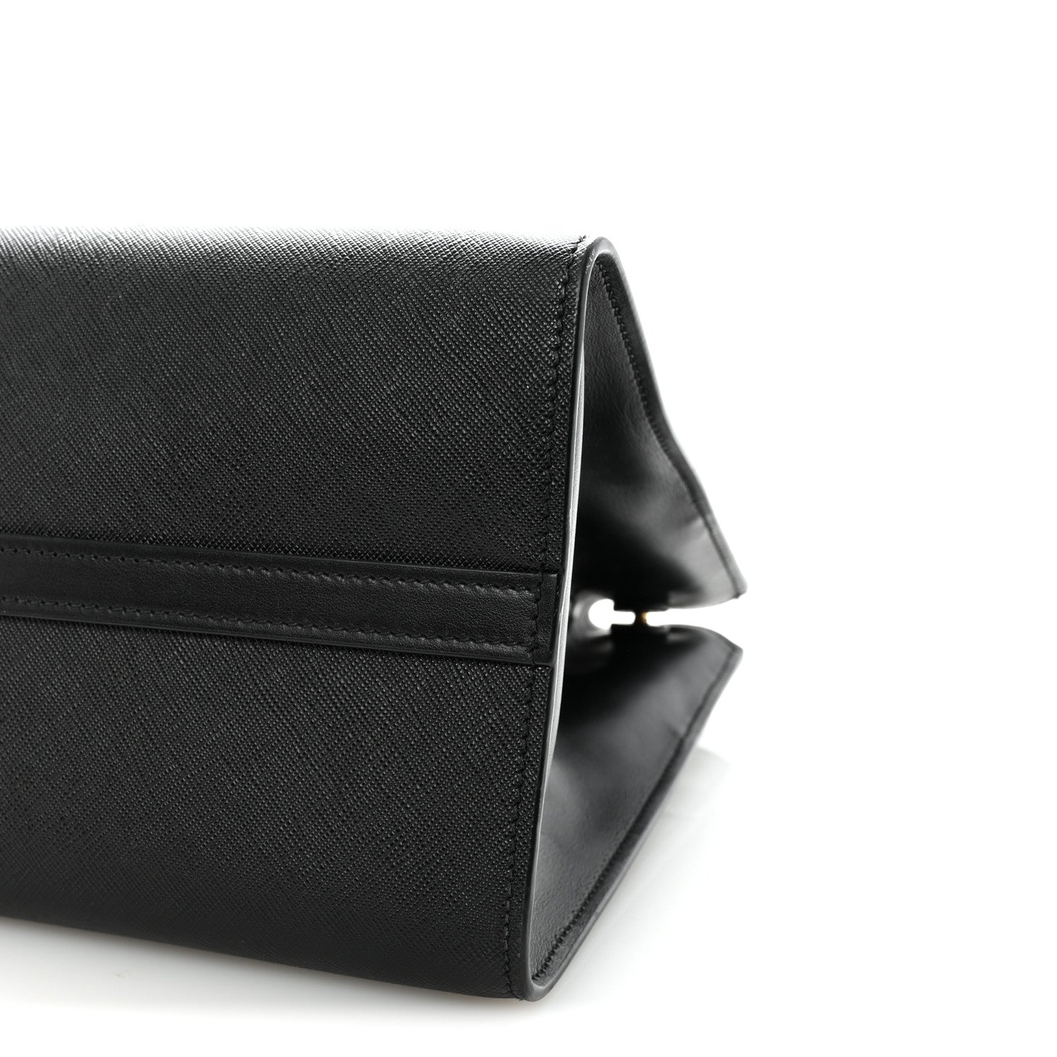 Prada Saffiano City Calfskin Paradigme Bag Black 9 of 9