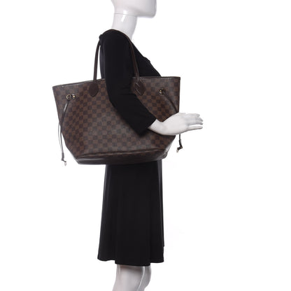 Louis Vuitton Damier Ebene Neverfull MM 2 of 12